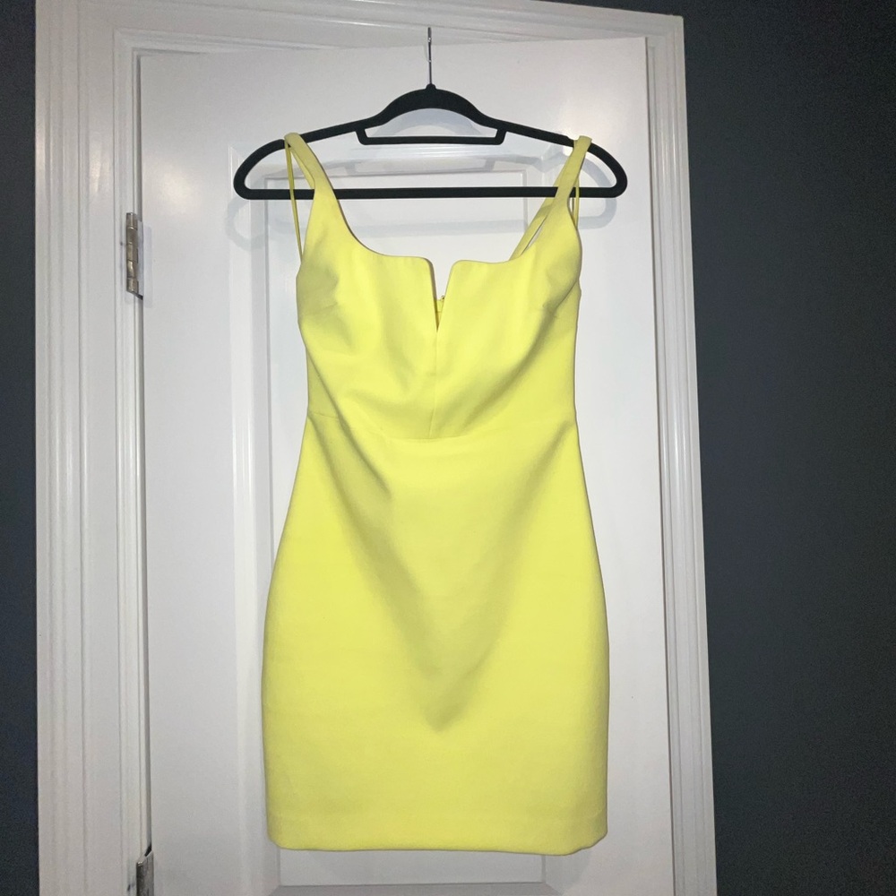 Likely Bold Yellow Mini Dress